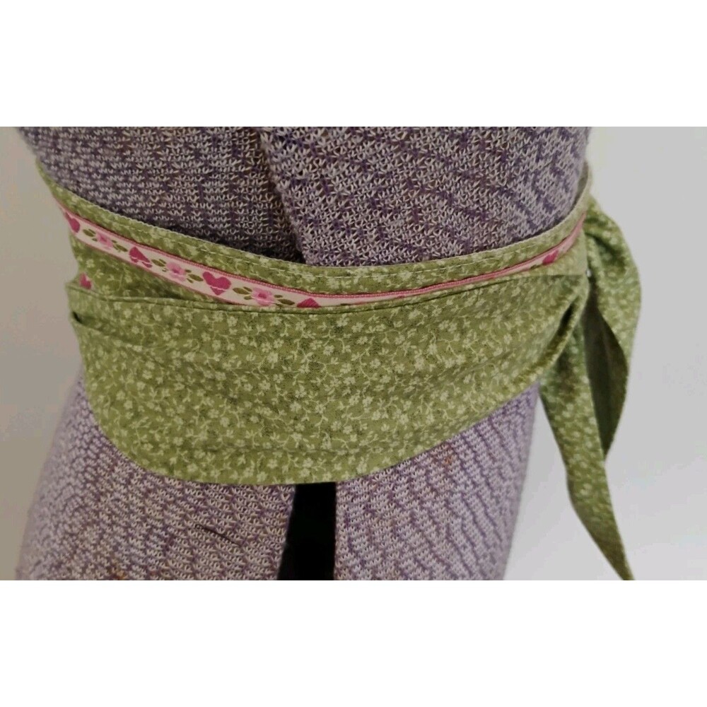 Vtg 80's Sash Wrap Belt Women's Handmade Sz XS Boho Hippie Cottage Folk Shabby - Picture 4 of 6